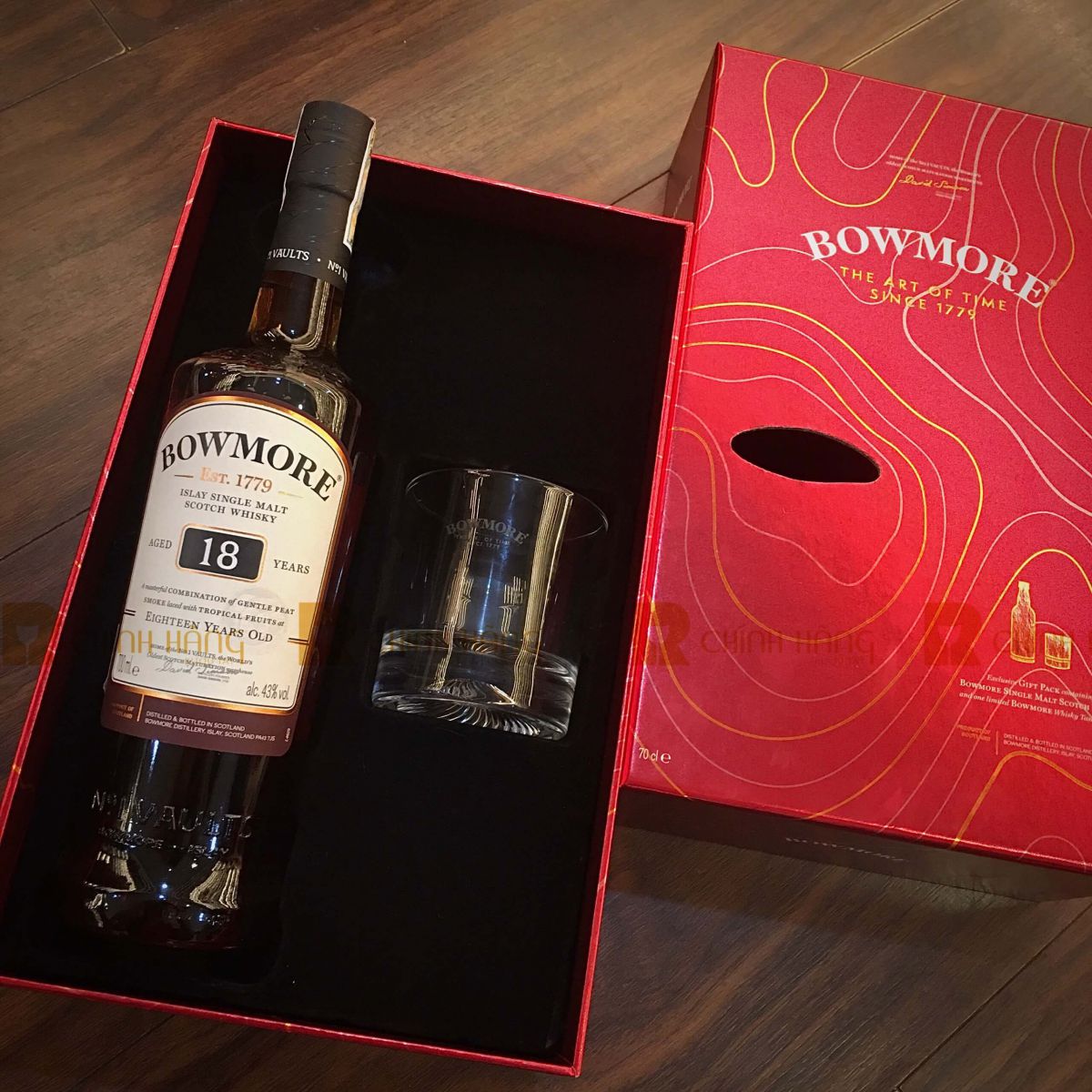 Bowmore 18 Năm - Hộp Quà Tết 2023