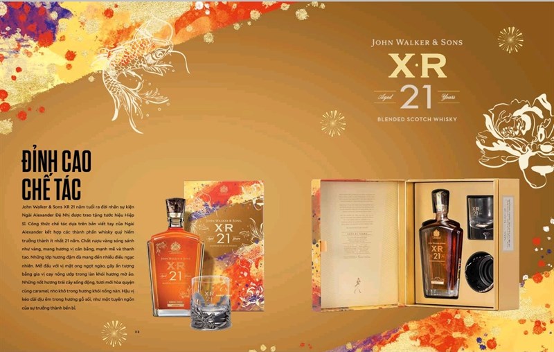 Johnnie Walker XR 21 Năm - Hộp Quà Tết 2023