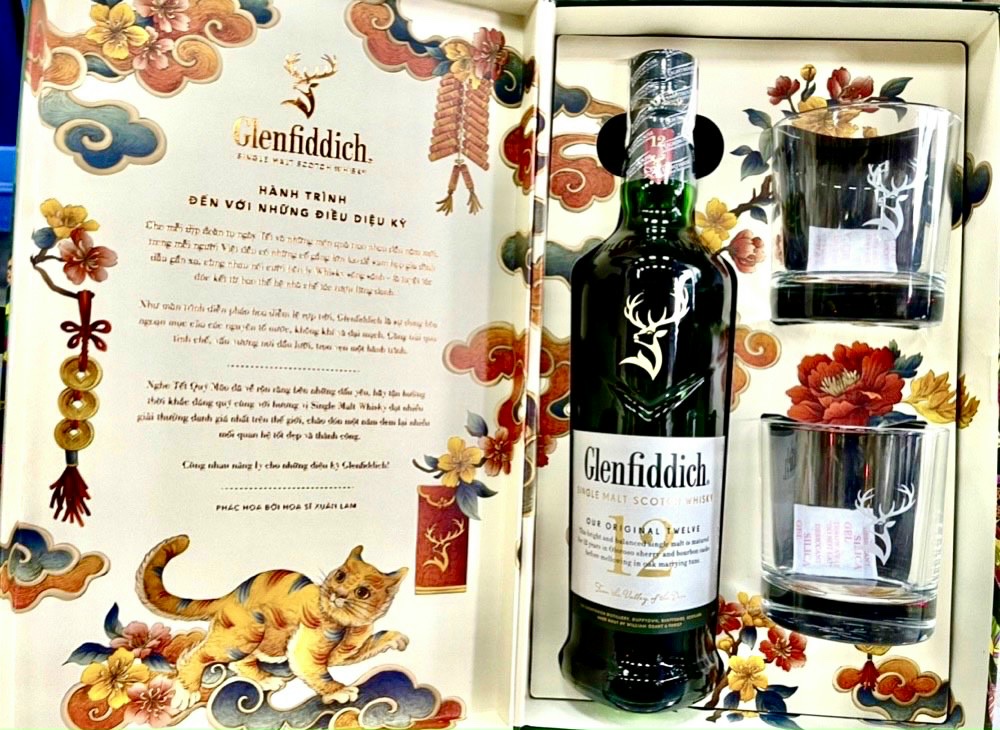 Glenfiddich 12 Năm - Hộp Quà Tết 2023