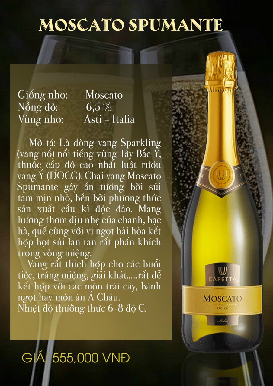 Moscato Spumante Capetta