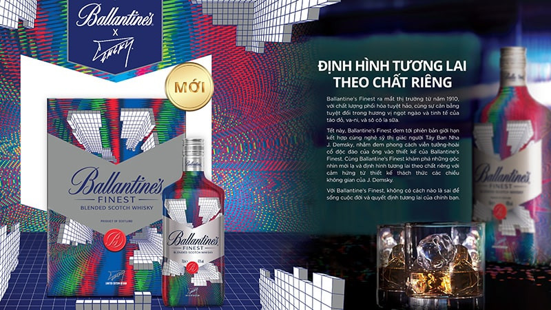 Ballantine's Finest Demsky - Hộp Quà Tết 2023