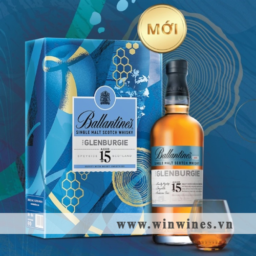 Ballantine's 15 Năm The Glenburgie - Hộp Quà Tết 2023