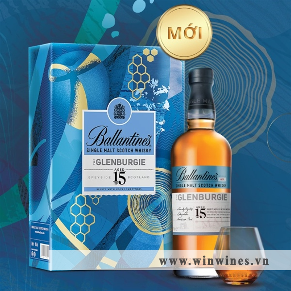 Ballantine's 15 Năm The Glenburgie - Hộp Quà Tết 2023