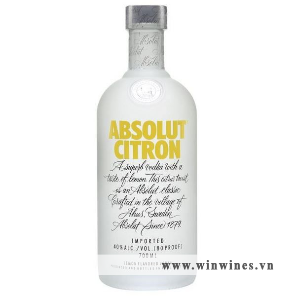 Absolut Vodka Citron (Chanh)