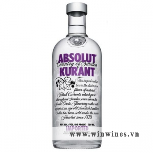 Absolut Vodka Kurant (Nho)