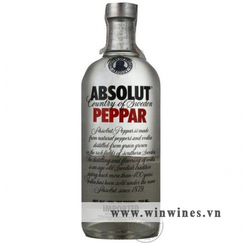 Absolut Vodka Peppar (Ớt)