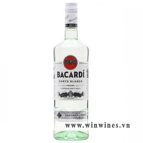 Bacardi White Rum (Trắng)