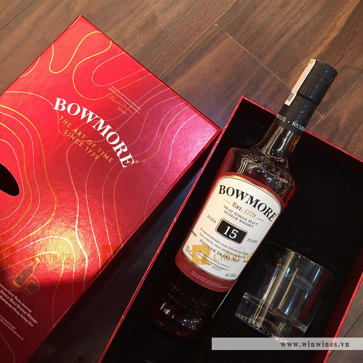 Bowmore 15 Năm - Hộp Quà Tết 2023