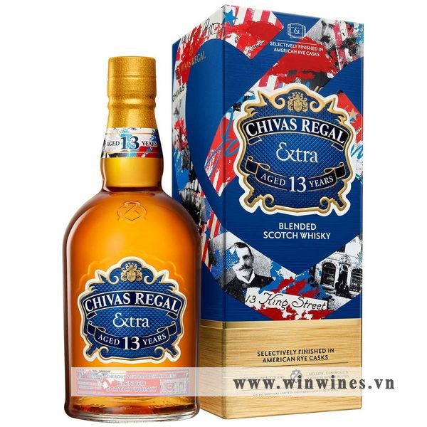 Chivas 13 Extra American Rye Casks (Xanh)