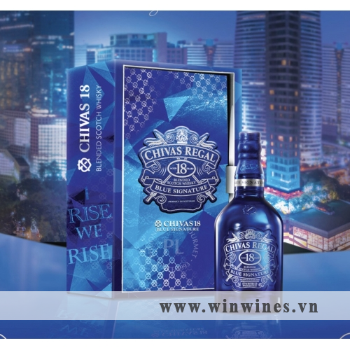 Chivas 18 Năm Blue - Hộp Quà Tết 2023