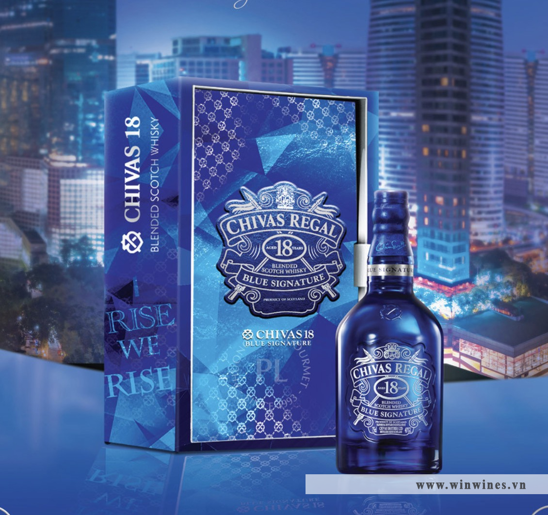 Chivas 18 Năm Blue - Hộp Quà Tết 2023