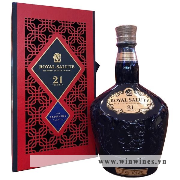 Chivas 21 Năm Royal Salute 1L (Hộp Đỏ)