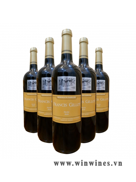 Rượu Vang Francis Gillot Merlot 750ml