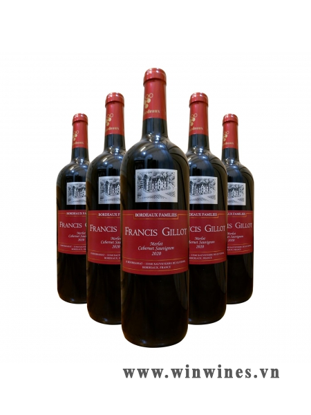 Rượu Vang Francis Gillot Merlot Cabernet Sauvignon 750ml