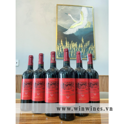 RƯỢU VANG CHALES GARY MERLOT 750ML