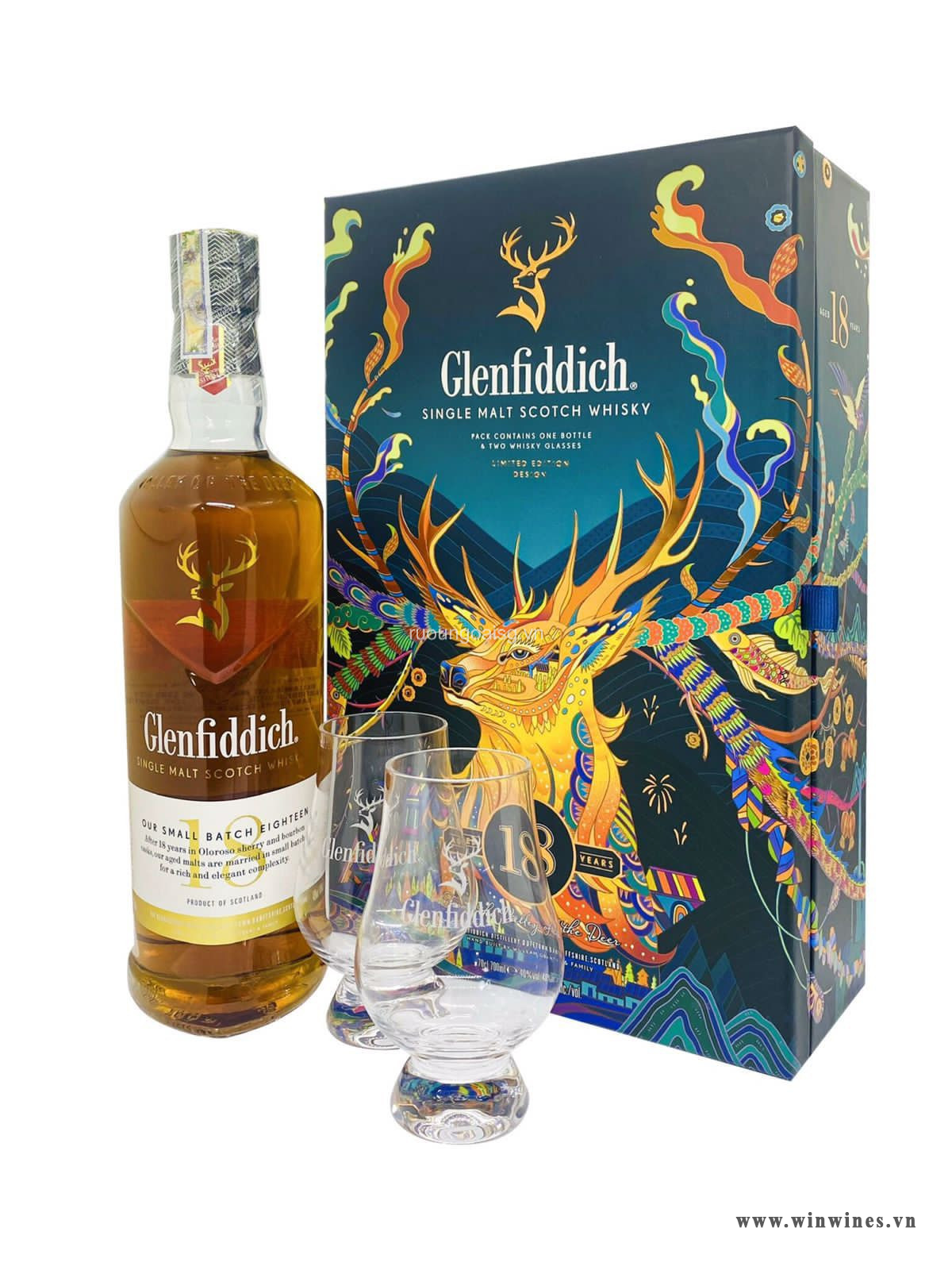 Glenfiddich 18 Năm - Hộp Quà Tết 2023