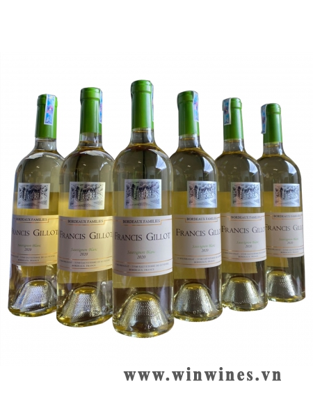 RƯỢU VANG FRANCIS GILLOT SAUVIGNON BLANC 750ML Mã: