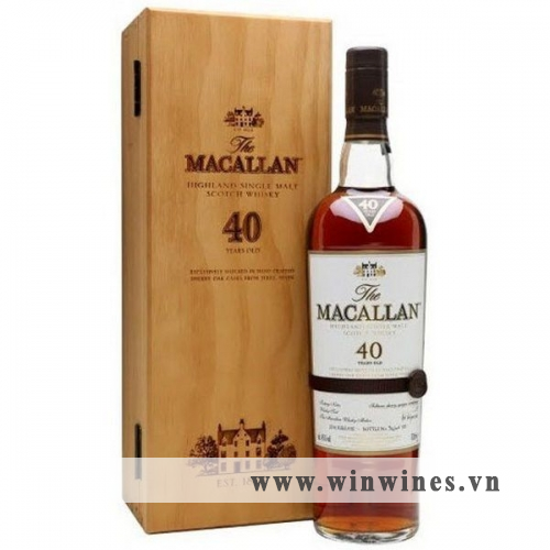 Macallan 40 Năm Sherry Oak