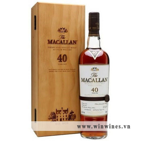 Macallan 40 Năm Sherry Oak