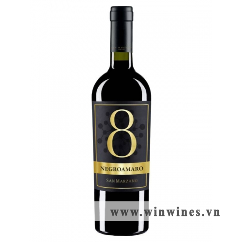 Rượu vang Ý 8 Negroamaro 2019