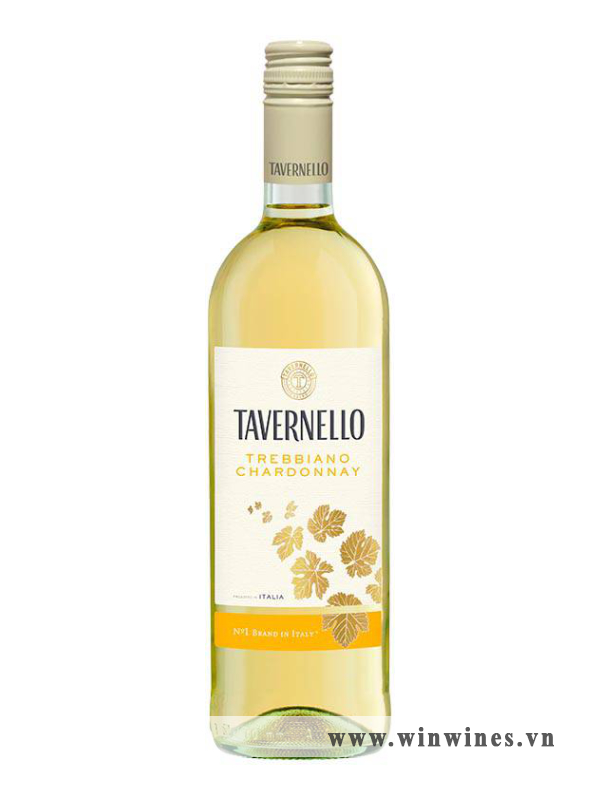 Rượu vang Ý Tavernello Trebbiano Chardonnay Rubicone 2019