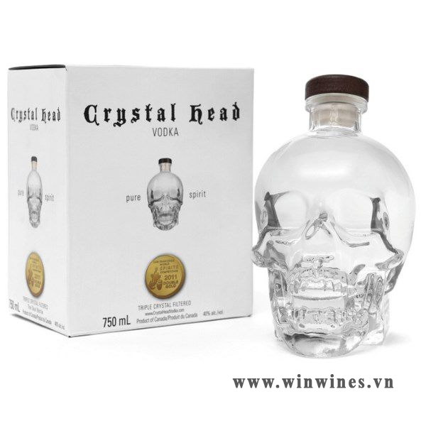 Vodka Crystal Head Đầu Lâu 1750ml