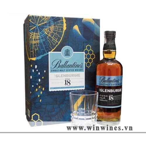 Ballantine's 18 Năm The Glenburgie - Hộp Quà Tết 2023