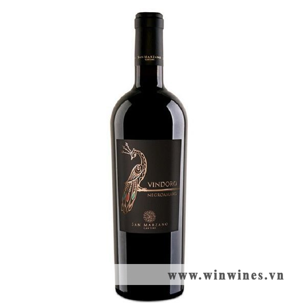 Rượu Vang Ý Con Công Vindoro Negroamaro 2018