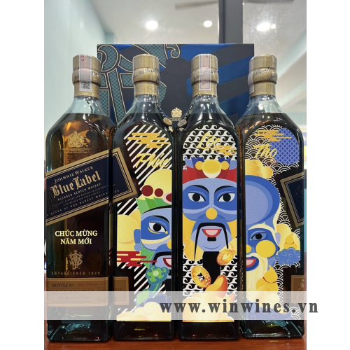 Johnnie Walker Blue Label - Hộp Quà Tết 2023 - PHÚC LỘC THỌ